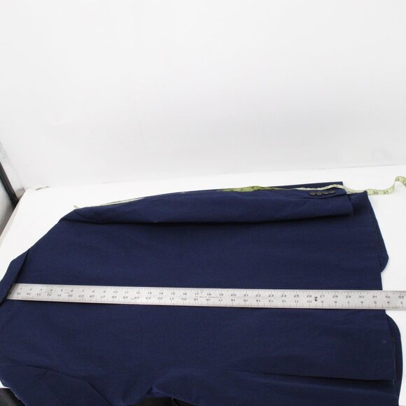 J Crew Sport Coat Mens 44L Ludlow larusmiani Two Button Blue Cotton Stretch - Picture 5 of 15